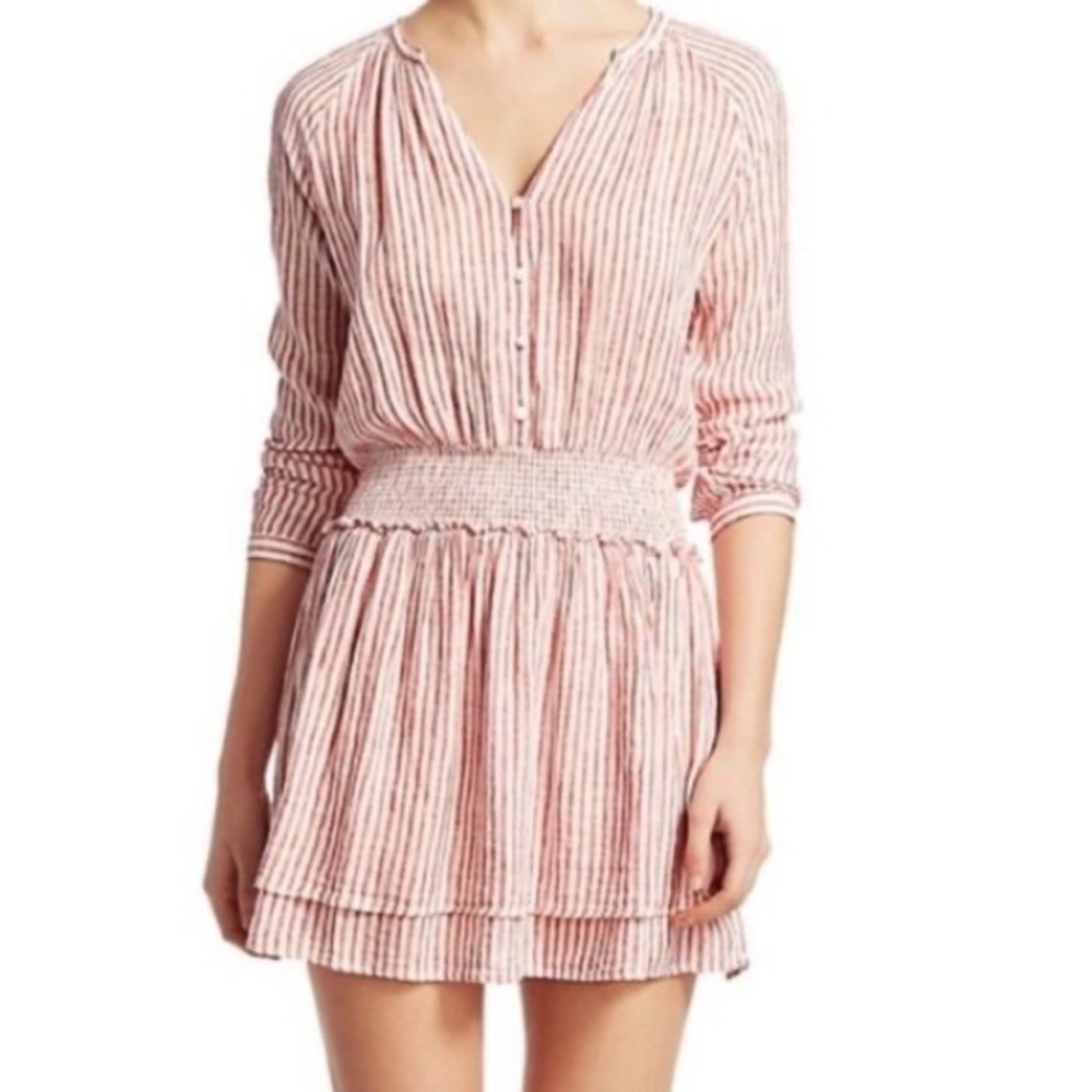 Rails XS Red/White Striped Jasmine Dress